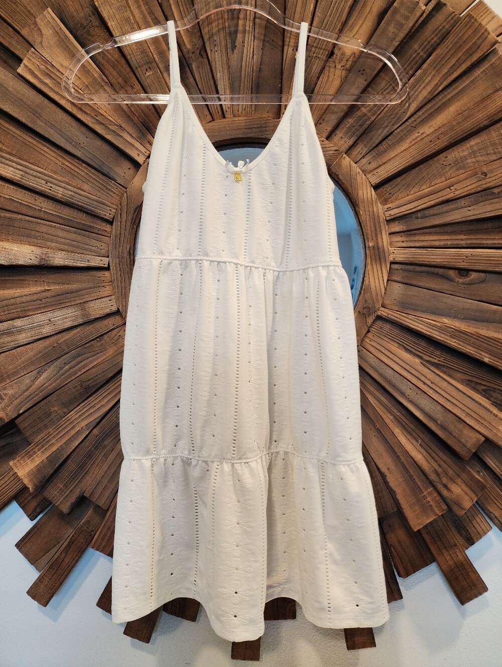 NEW Daisy Fuentes SZ Medium Off White Cottage Style Teddy